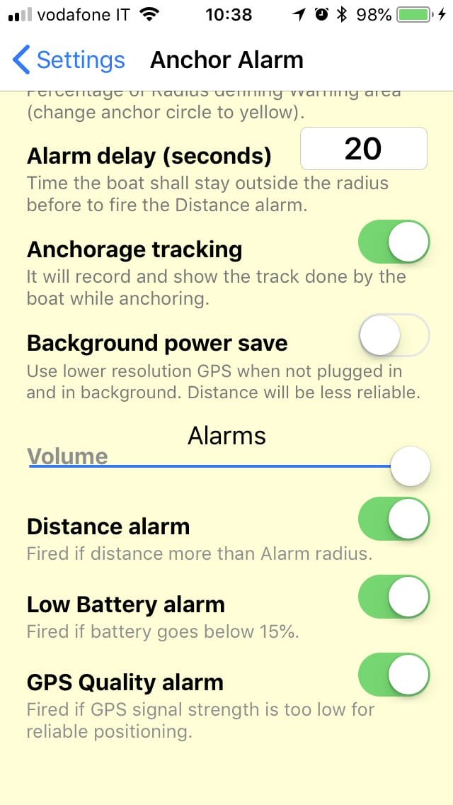Anchor Alarm