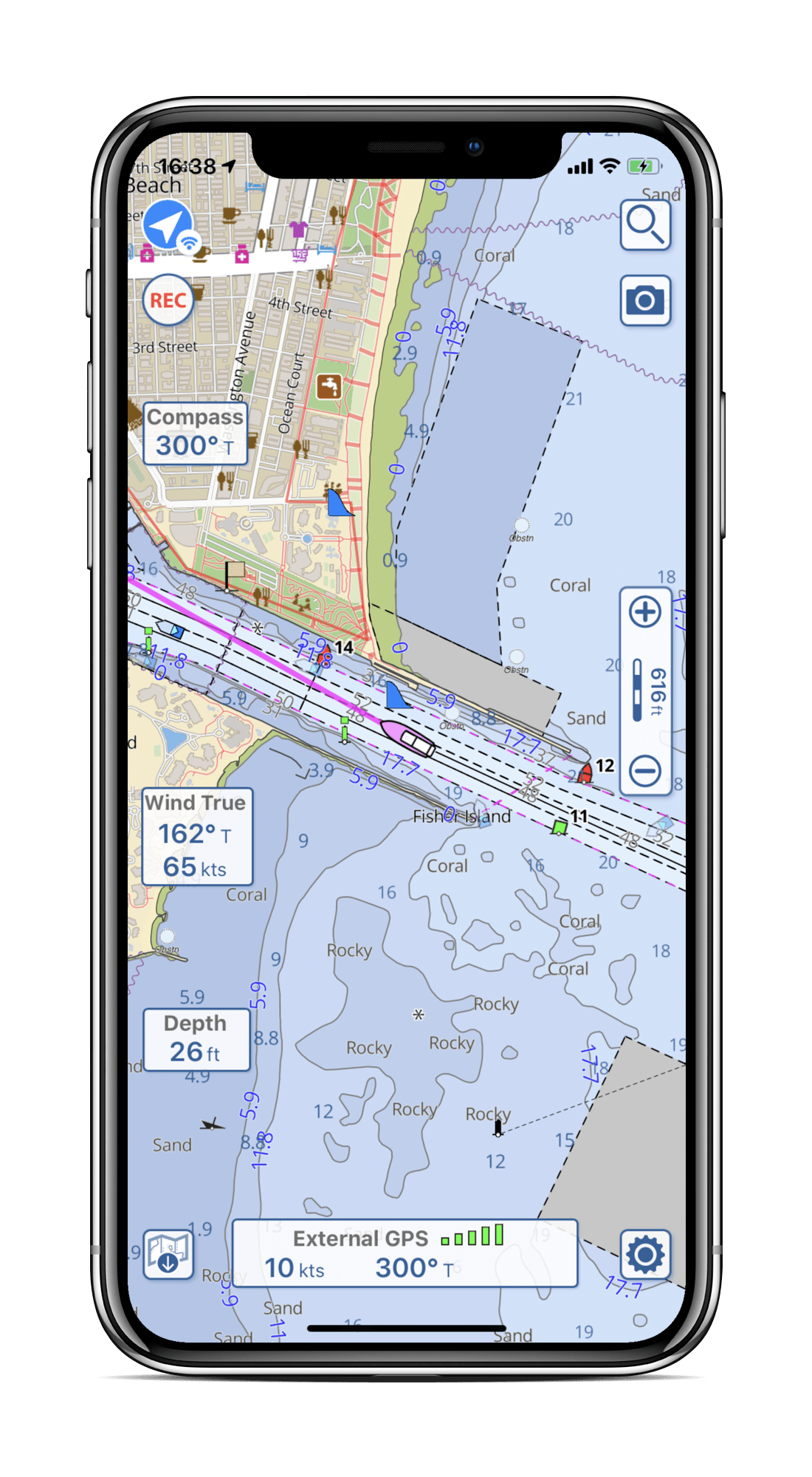 GPS position
